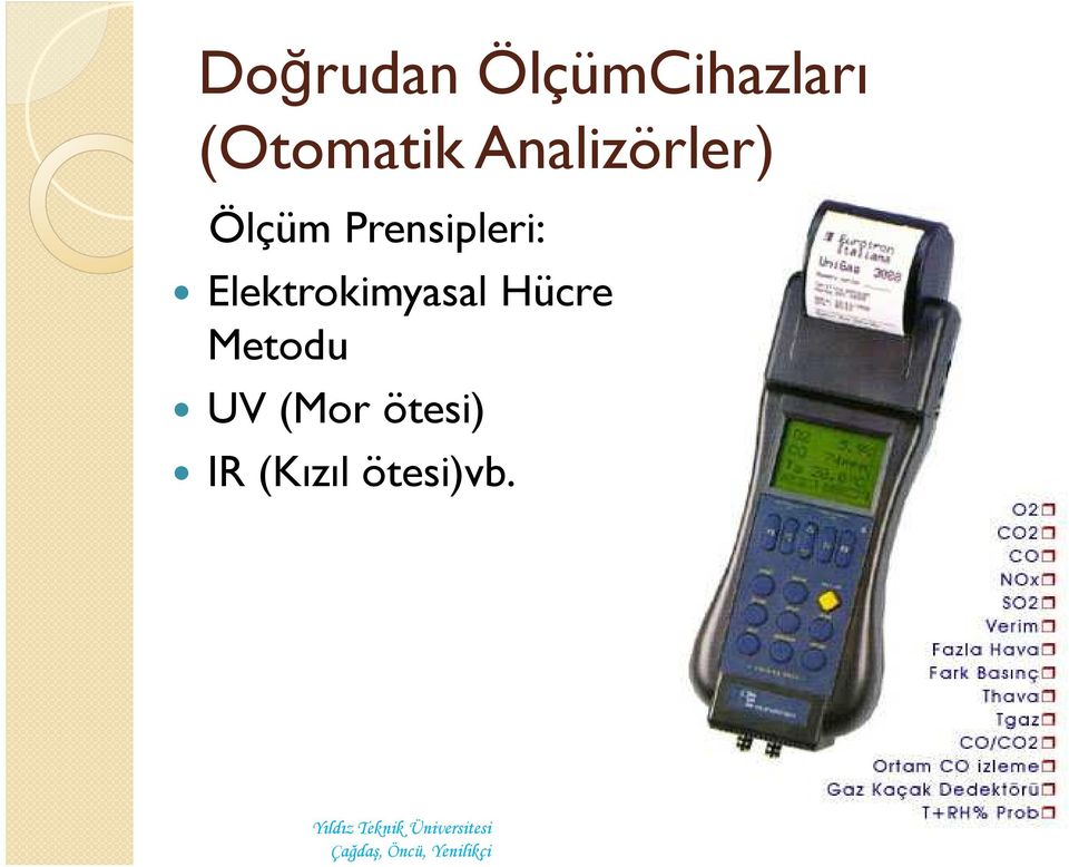 Prensipleri: Elektrokimyasal