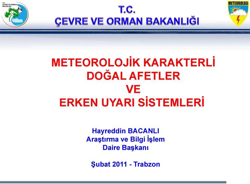 Hayreddin BACANLI AraĢtırma ve