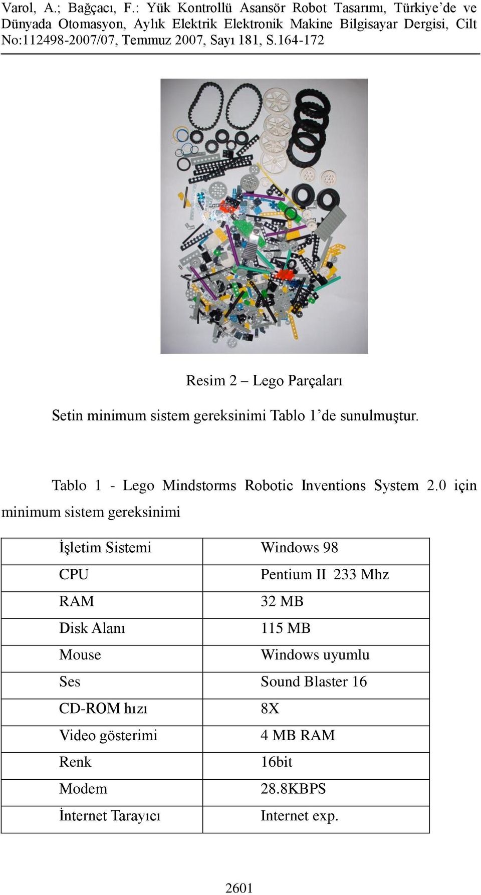 0 için minimum sistem gereksinimi İşletim Sistemi Windows 98 CPU Pentium II 233 Mhz RAM 32 MB