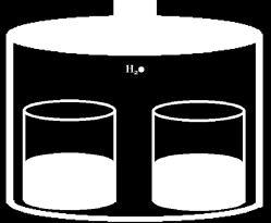 Osmotik Basınç Osmotik Basınç Yandaki şekilde A çözeltisi seyreltik, B çözeltisi derişiktir. H 2 0 Eğri ok ise, A dan buharlaşan suyun B de yoğunlaştığını belirtmektedir.