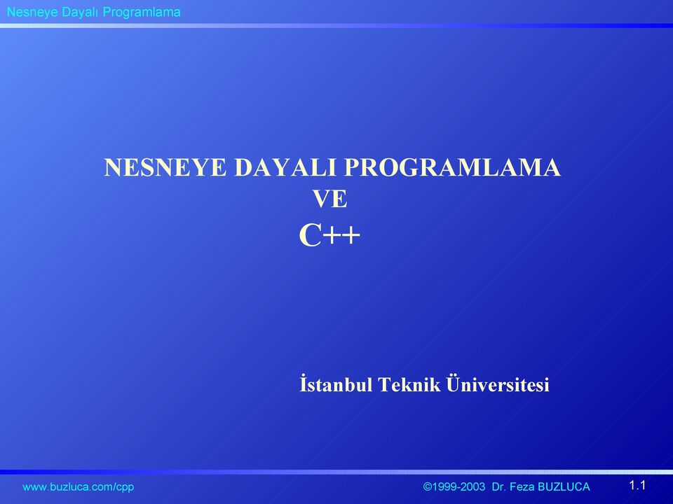 C++ İstanbul