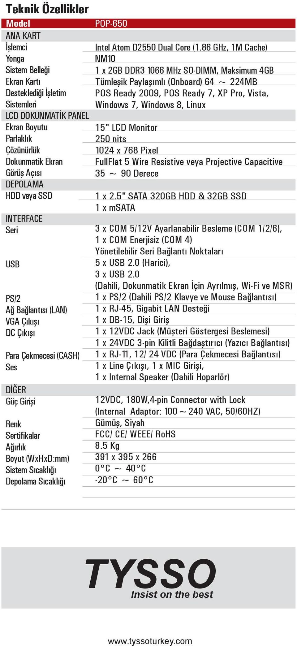 POP-650 Intel Atom D2550 Dual Core (1.