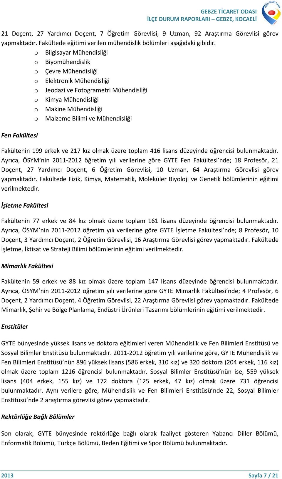 Mühendisliği Fen Fakültesi Fakültenin 199 erkek ve 217 kız olmak üzere toplam 416 lisans düzeyinde öğrencisi bulunmaktadır.