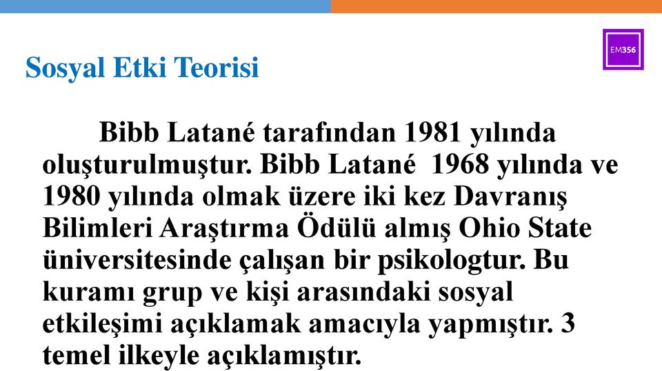 Araştırma Ödülü almış Ohio State üniversitesinde çalışan bir psikologtur.