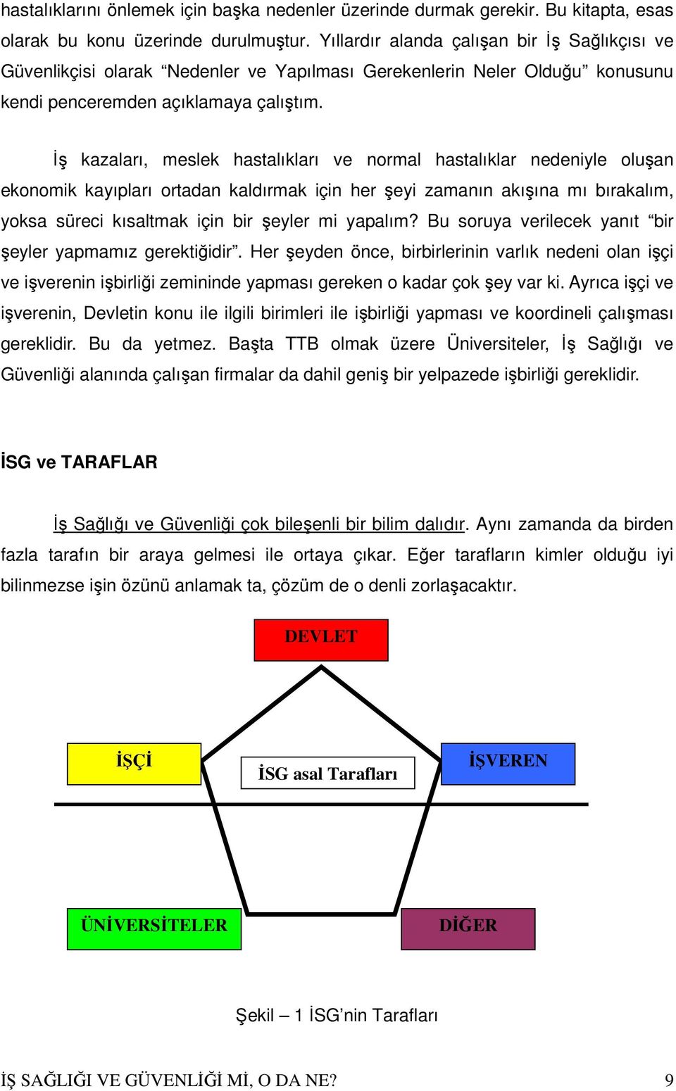 İş kazaları, meslek hastalıkları ve normal hastalıklar nedeniyle oluşan ekonomik kayıpları ortadan kaldırmak için her şeyi zamanın akışına mı bırakalım, yoksa süreci kısaltmak için bir şeyler mi