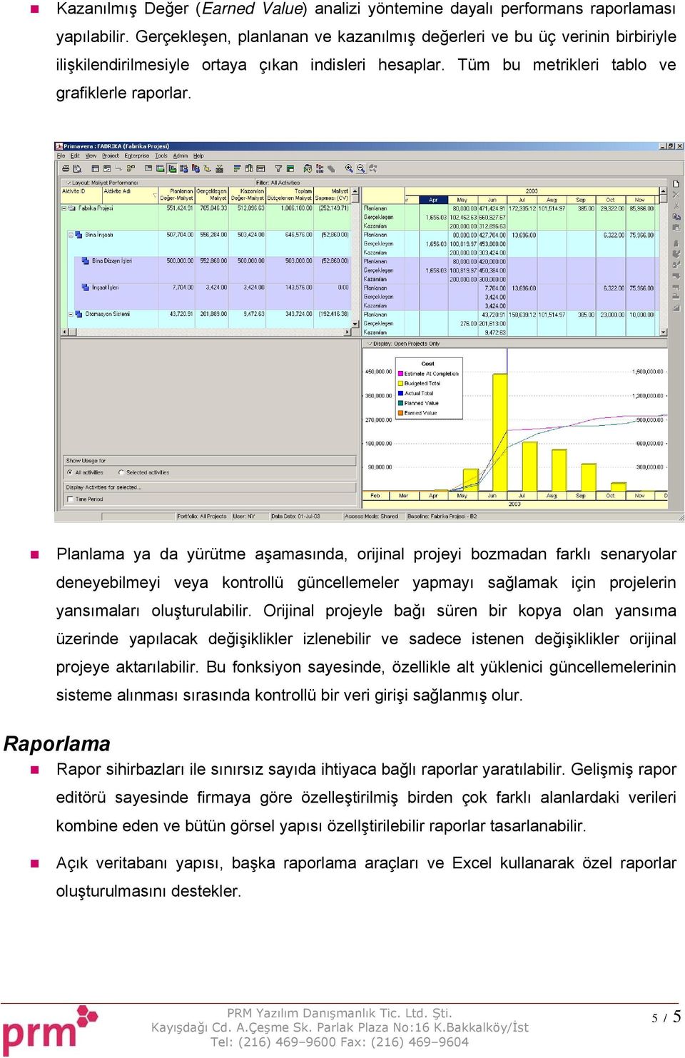 Planlama ya da yürütme aşamasında, orijinal projeyi bozmadan farklı senaryolar deneyebilmeyi veya kontrollü güncellemeler yapmayı sağlamak için projelerin yansımaları oluşturulabilir.