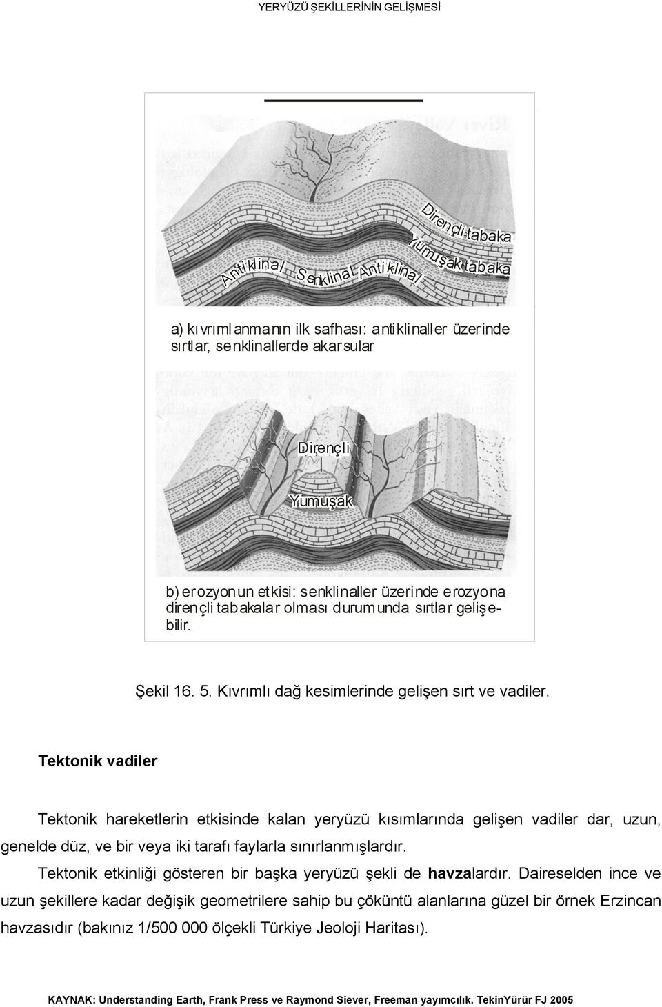 Tektonik vadiler Tektonik hareketlerin etkisinde kalan yeryüzü kısımlarında gelişen vadiler dar, uzun, genelde düz, ve bir veya iki tarafı faylarla sınırlanmışlardır.