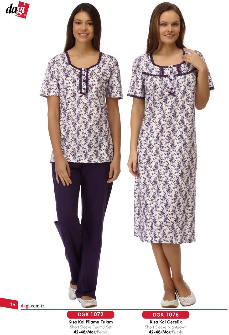 Takım Short Sleeve Pyjama Set