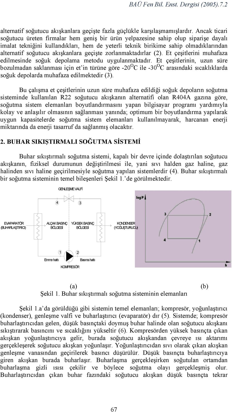 soğutucu akışkanlara geçişte zorlanmaktadırlar (2). Et çeşitlerini muhafaza edilmesinde soğuk depolama metodu uygulanmaktadır.