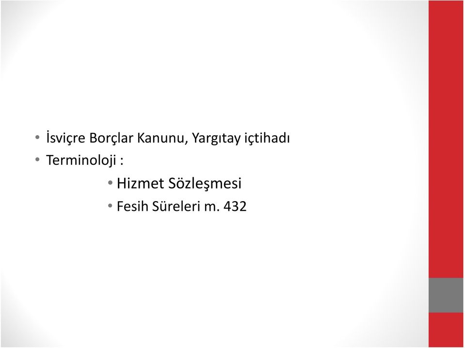 Terminoloji : Hizmet