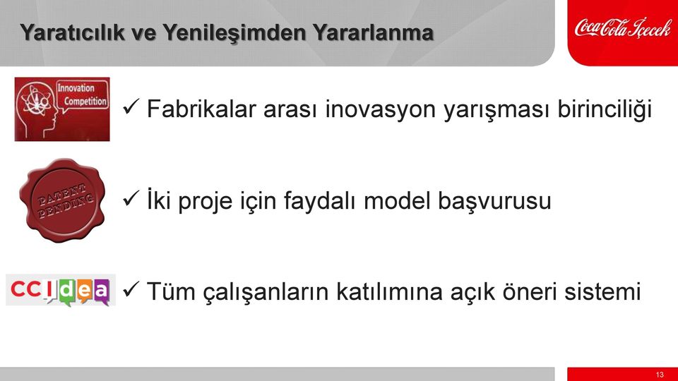 birinciliği İki proje için faydalı model