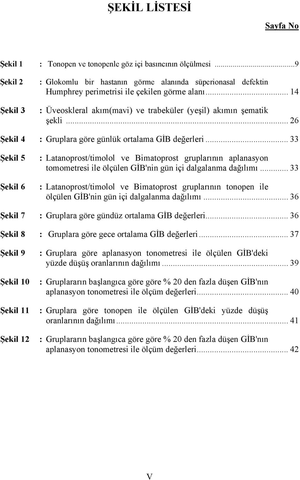 .. 26 Şekil 4 : Gruplara göre günlük ortalama GİB değerleri... 33 Şekil 5 Şekil 6 : Latanoprost/timolol ve Bimatoprost gruplarının aplanasyon tomometresi ile ölçülen GİB'nin gün içi dalgalanma dağılımı.