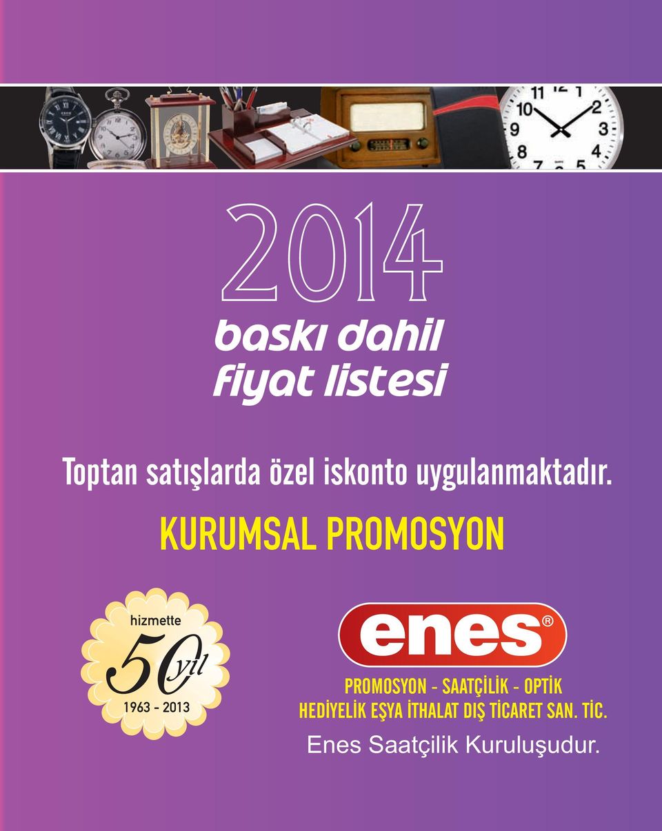 KURUMSAL PROMOSYON PROMOSYON - SAATÇİLİK -