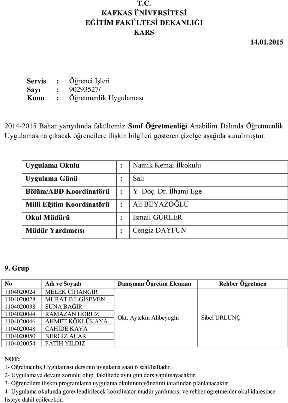 Grup 1104020024 MELEK CİHANGİR 1104020028 MURAT BİLGİSEVEN 1104020038 SUNA BAĞIR