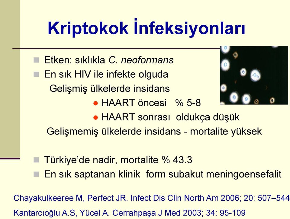 oldukça düşük Gelişmemiş ülkelerde insidans - mortalite yüksek Türkiye de nadir, mortalite % 43.