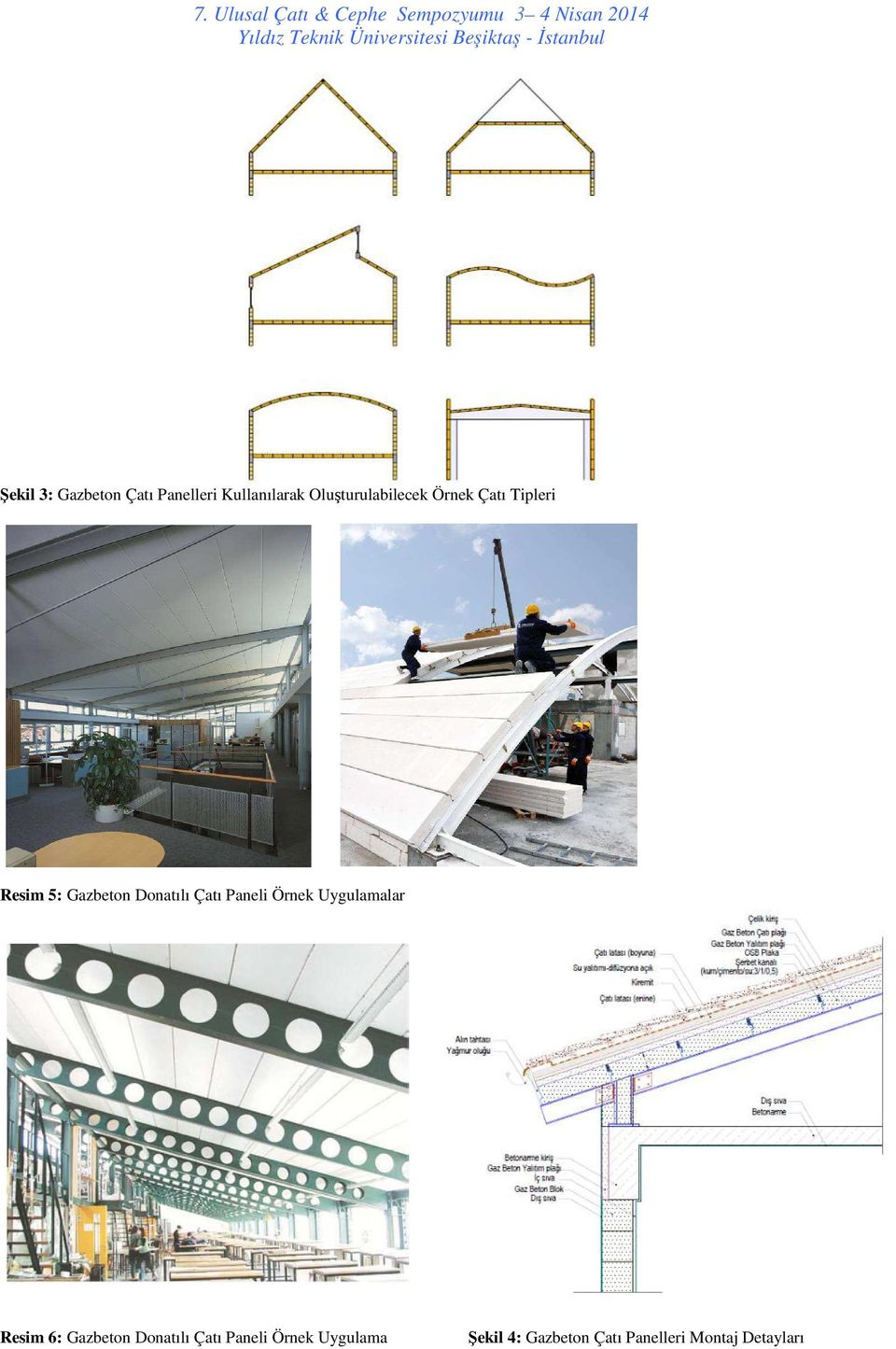 Donatılı Çatı Paneli Örnek Uygulamalar Resim 6: Gazbeton