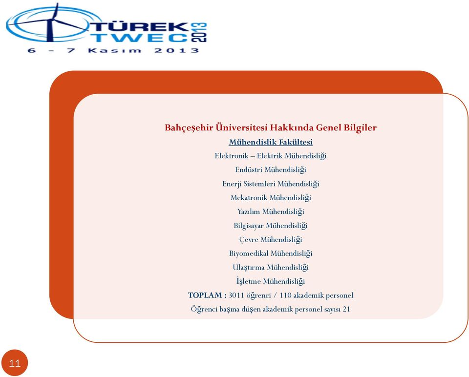 Bilgisayar Mühendisliği Çevre Mühendisliği Biyomedikal Mühendisliği Ulaştırma Mühendisliği İşletme