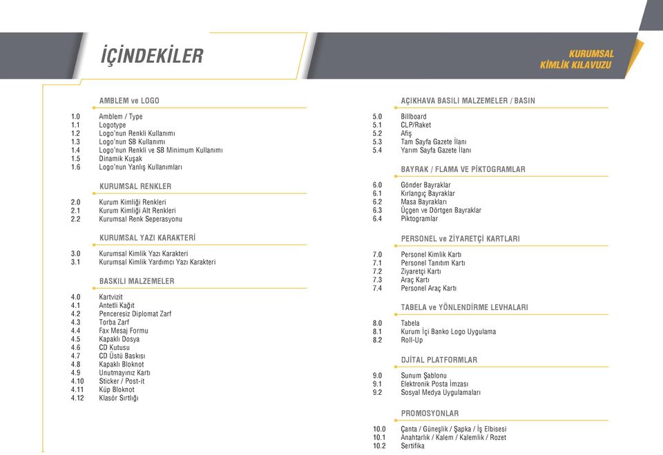 1 Kurumsal Kimlik Yardımcı Yazı Karakteri BASKILI MALZEMELER 4.0 Kartvizit 4.1 Antetli Kağıt 4.2 Penceresiz Diplomat Zarf 4.3 Torba Zarf 4.4 Fax Mesaj Formu 4.5 Kapaklı Dosya 4.6 CD Kutusu 4.