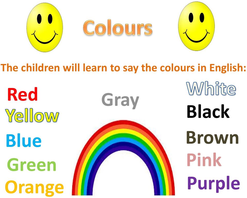 English: Red Blue Green