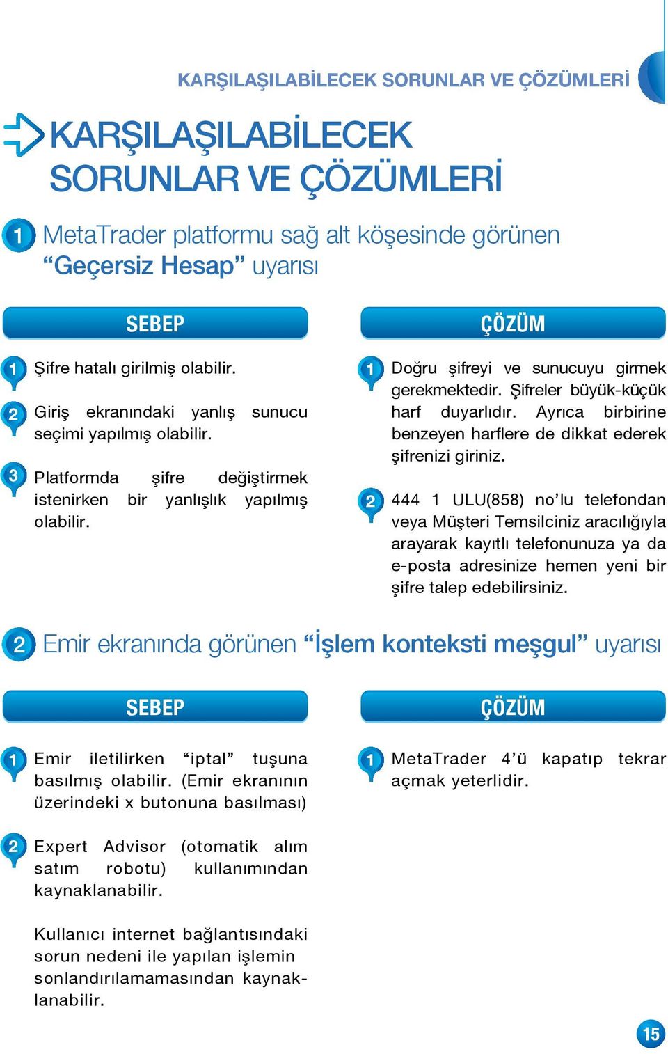 Şifreler büyük-küçük harf duyarlıdır. Ayrıca birbirine benzeyen harflere de dikkat ederek şifrenizi giriniz.