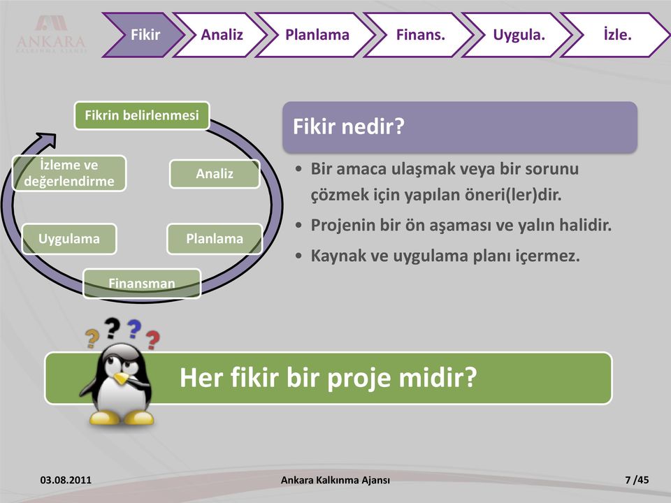 sorunu çözmek için yapılan öneri(ler)dir. Projenin bir ön aşaması ve yalın halidir.