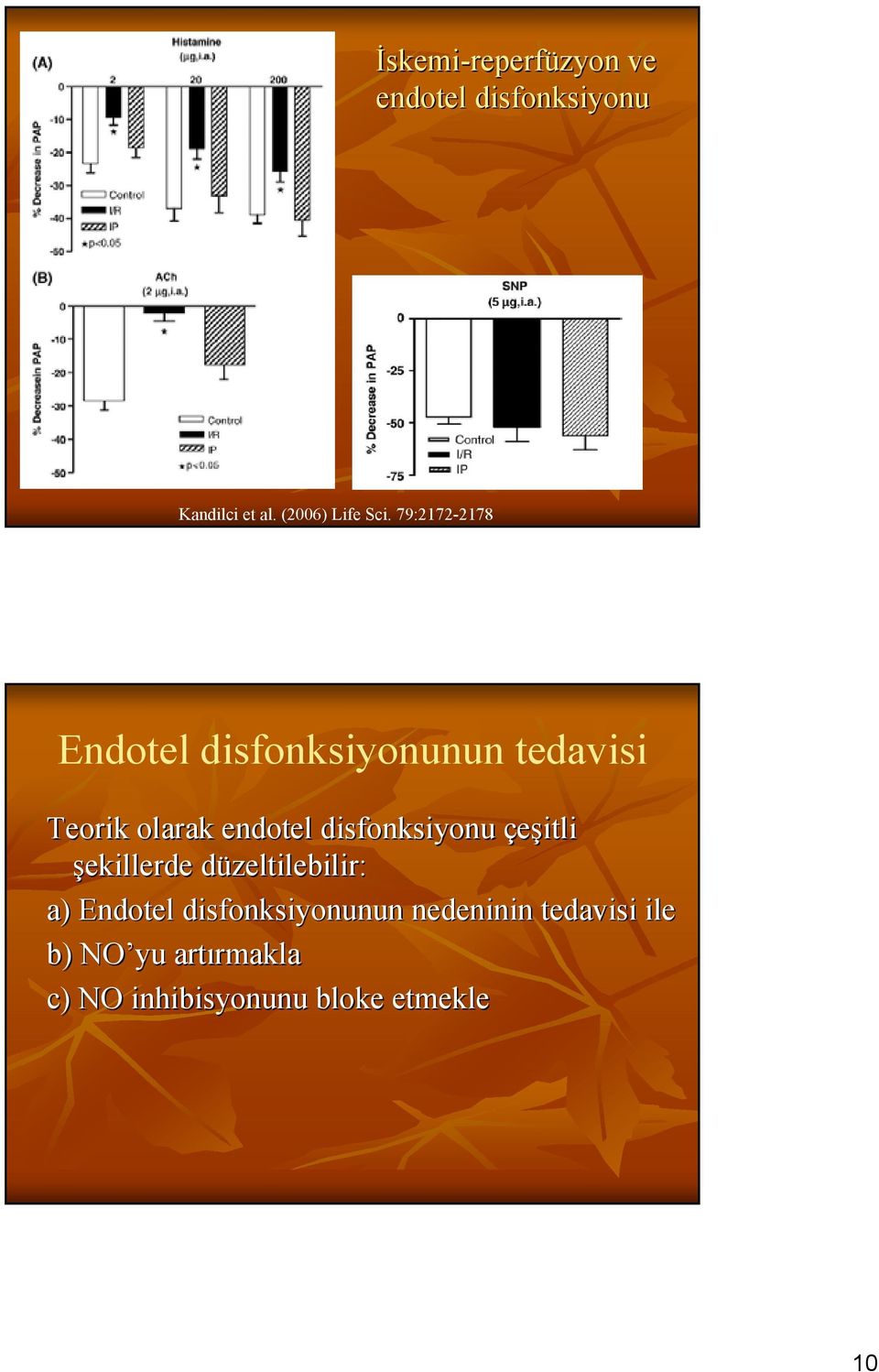 disfonksiyonu çeşitli şekillerde düzeltilebilir: a) Endotel