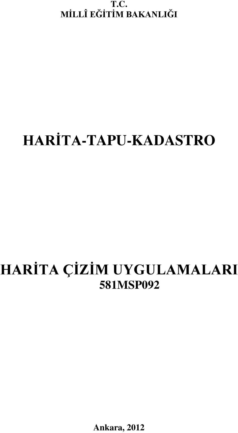 HARİTA-TAPU-KADASTRO