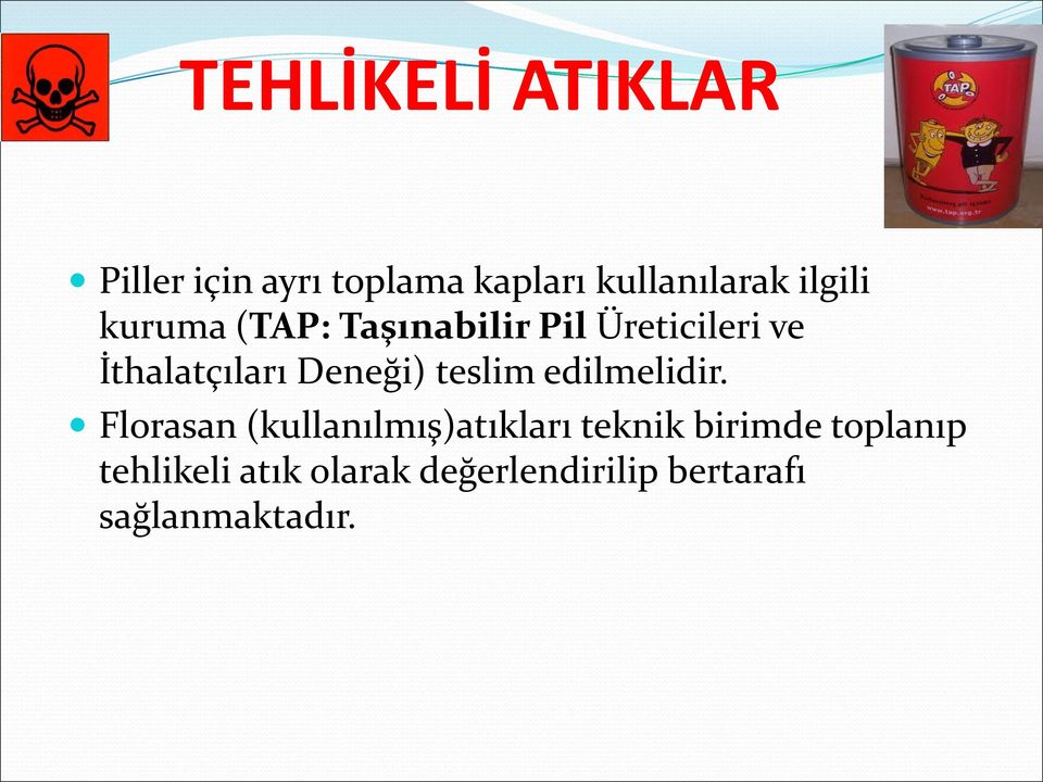 Deneği) teslim edilmelidir.