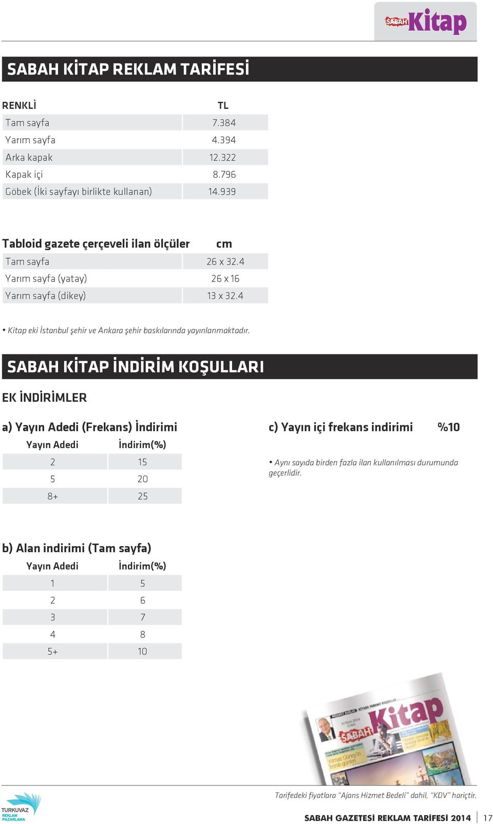 4 Kitap eki İstanbul şehir ve Ankara şehir baskılarında yayınlanmaktadır.