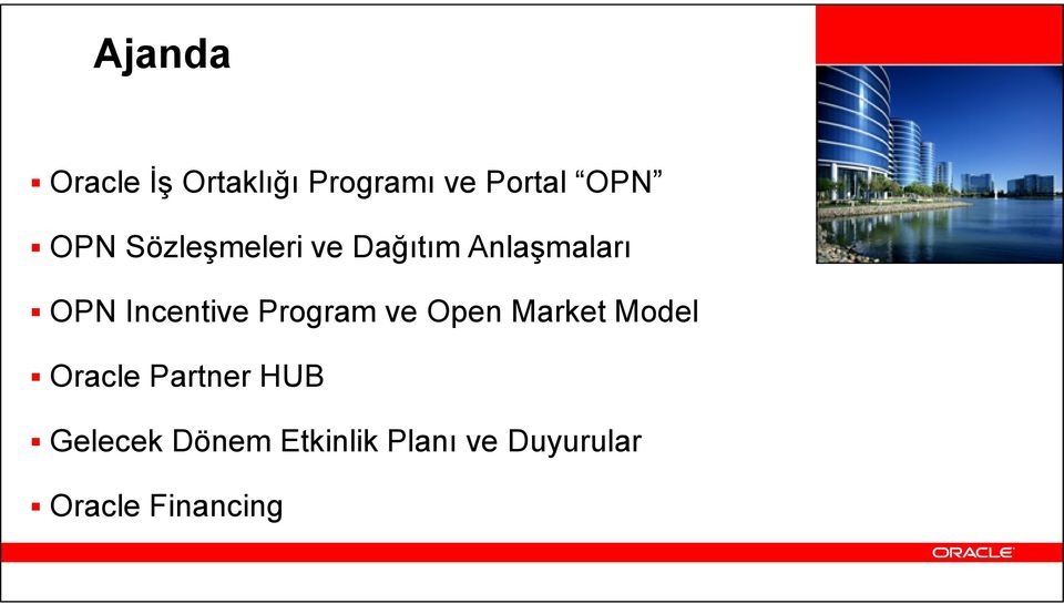 Incentive Program ve Open Market Model Oracle Partner HUB