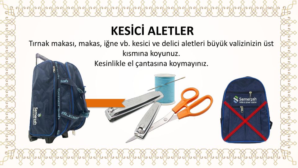 kesici ve delici aletleri büyük