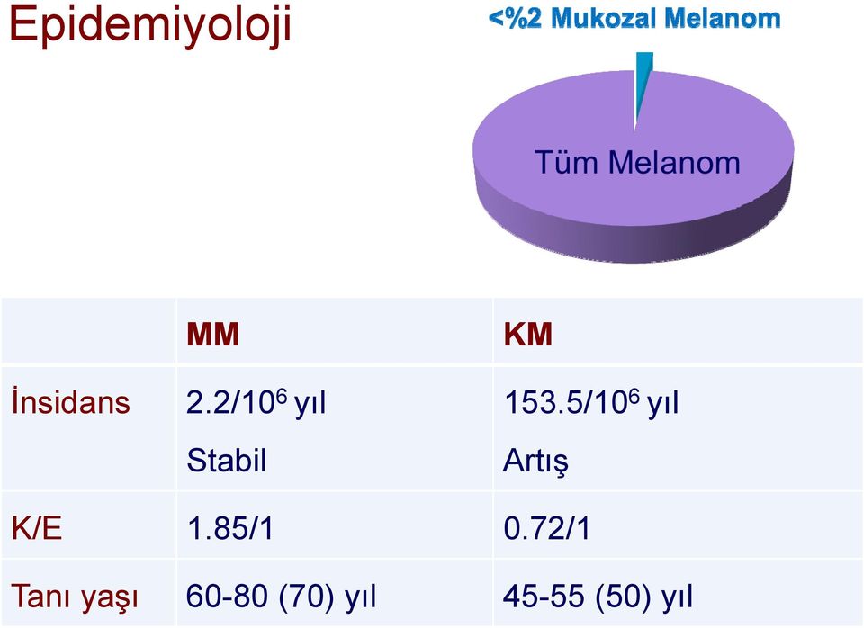 5/10 6 yıl Artış K/E 1.85/1 0.