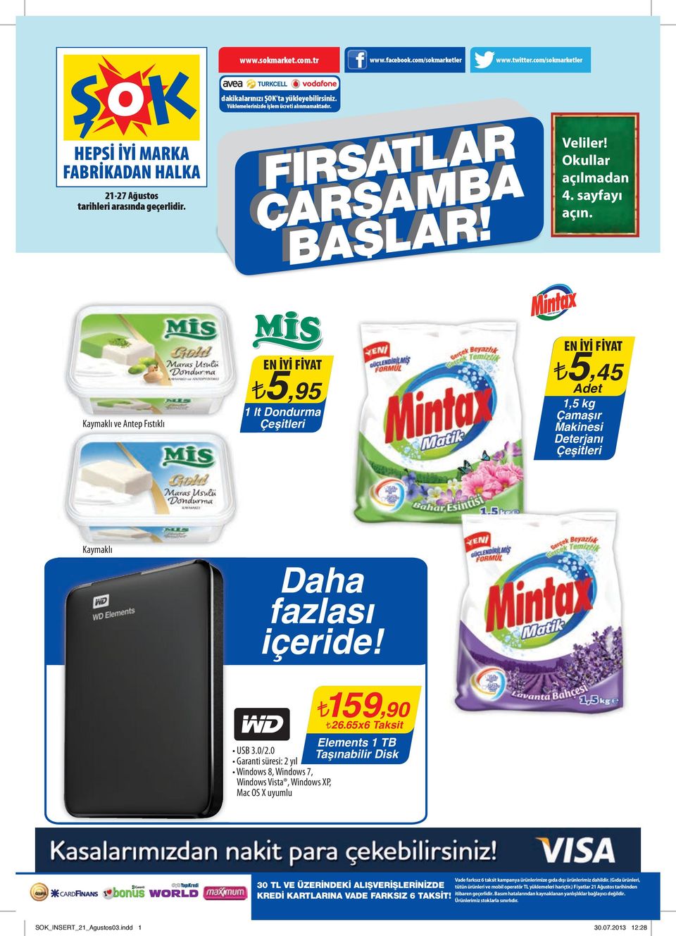 0/2.0 Taşınabilir Disk Garanti süresi: 2 yıl Windows 8, Windows 7, Windows Vista, Windows XP, Mac OS X uyumlu Vade farksız 6 taksit kampanya ürünlerimize gıda dışı ürünlerimiz dahildir.