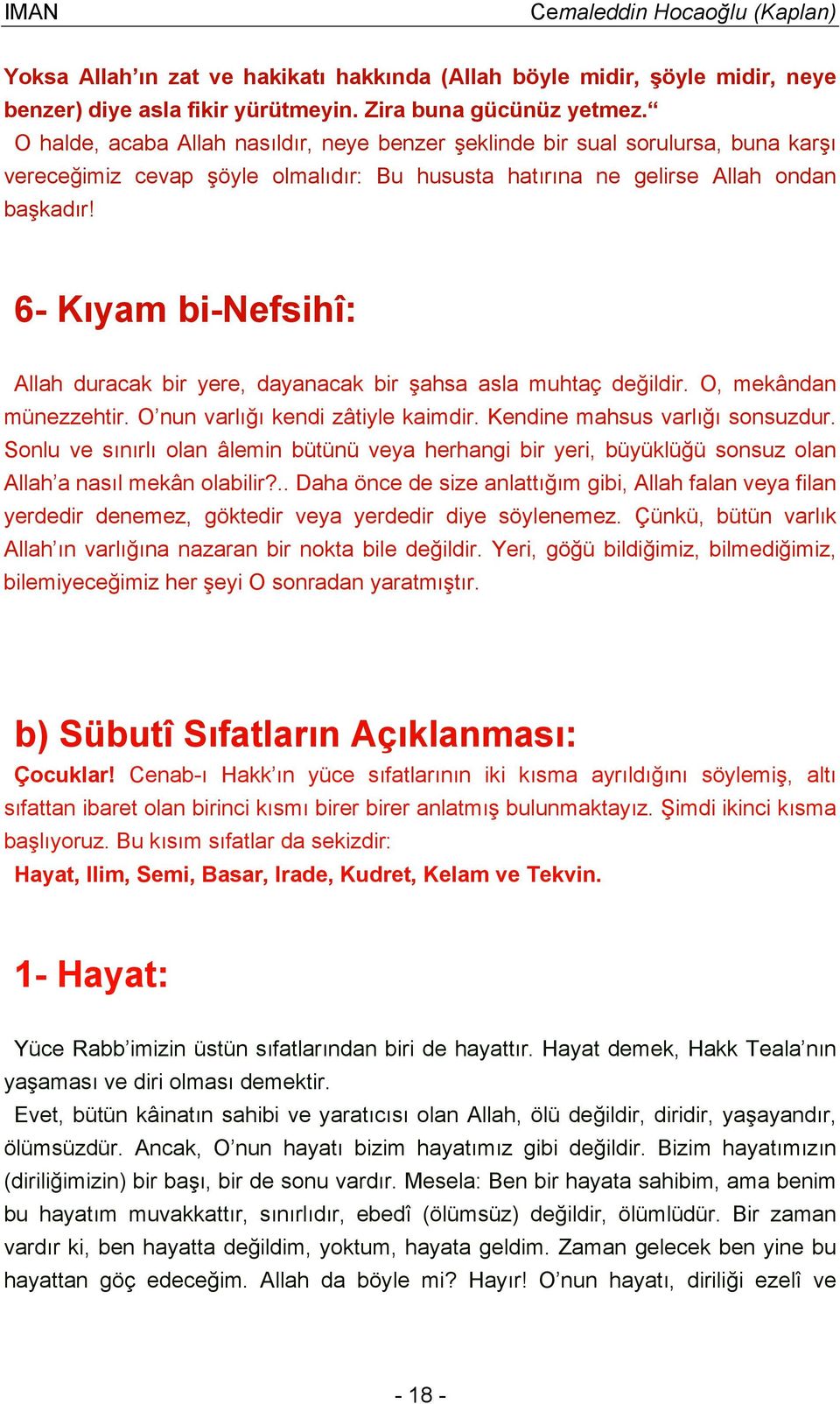 Cemaleddin Hocaoğlu (Kaplan) - PDF Free Download