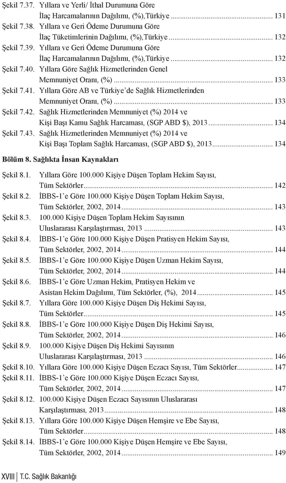 Yıllara Göre AB ve de Sağlık Hizmetlerinden Memnuniyet Oranı, (%)... 133 Şekil 7.42. Sağlık Hizmetlerinden Memnuniyet (%) 214 ve Kişi Başı Kamu Sağlık Harcaması, (SGP ABD $), 213... 134 Şekil 7.43.