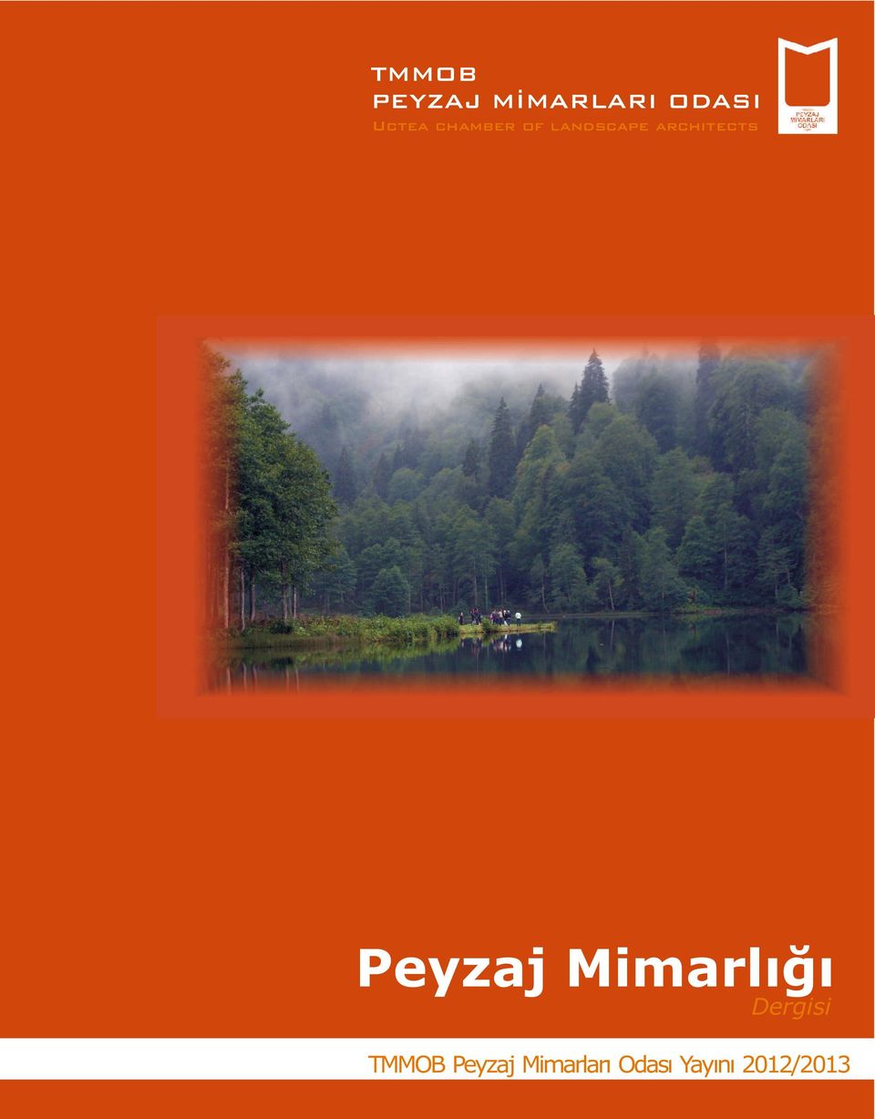 Peyzaj Mimarlýðý Dergisi TMMOB