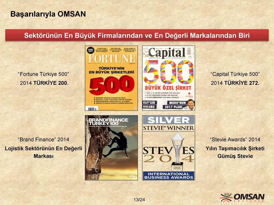 Capital Türkiye 500 2014 TÜRKİYE 272.