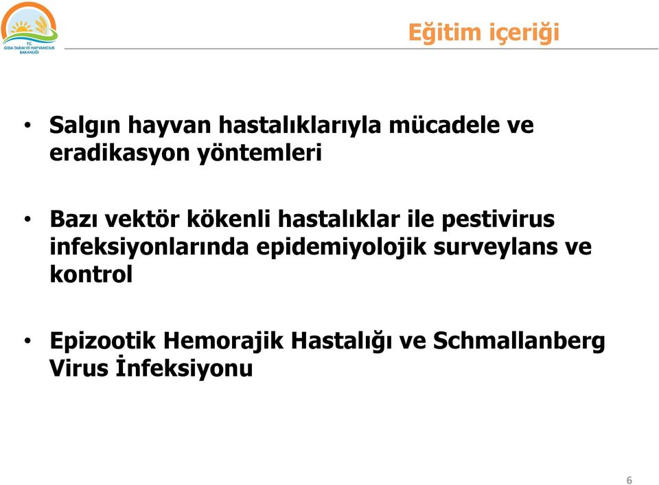 pestivirus infeksiyonlarında epidemiyolojik surveylans ve