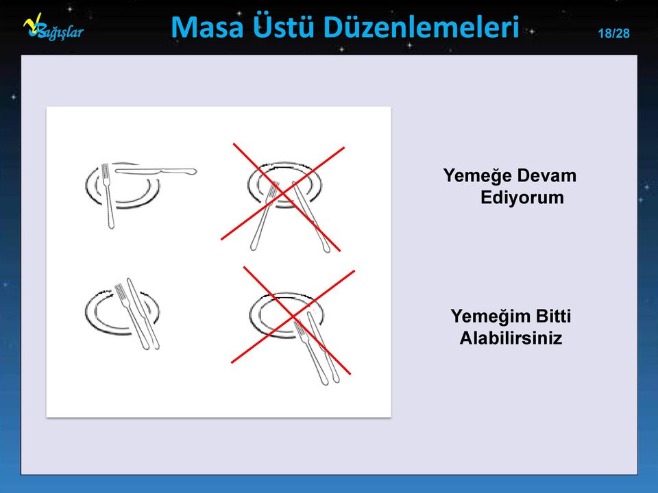 18/28 Yemeğe Devam