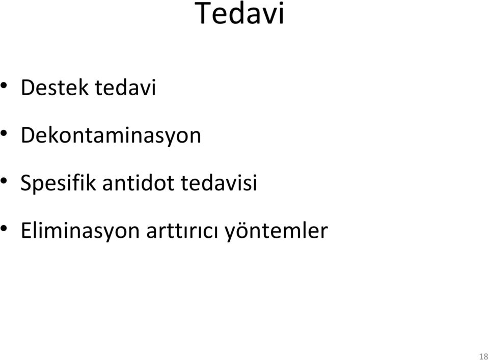 antidot tedavisi