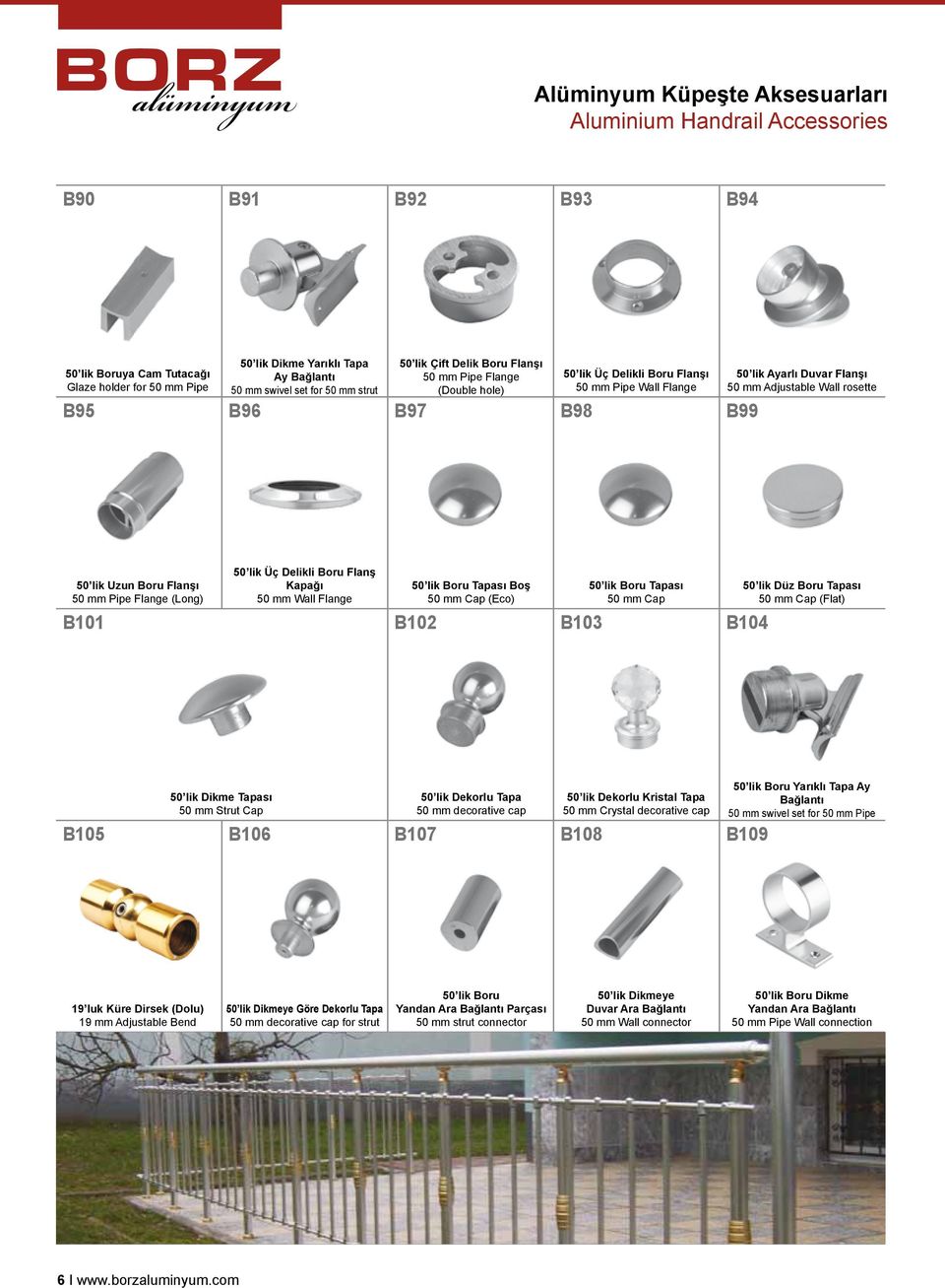 Üç Delikli Boru Flanş Kapağı 50 mm Wall Flange 50 lik Boru Tapası Boş 50 mm Cap (Eco) 50 lik Boru Tapası 50 mm Cap B101 B102 B103 B104 50 lik Düz Boru Tapası 50 mm Cap (Flat) 50 lik Dikme Tapası 50