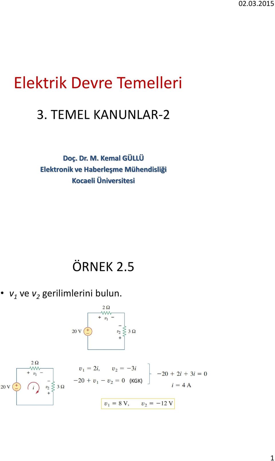 Elektrik Devre Temelleri - PDF Free Download