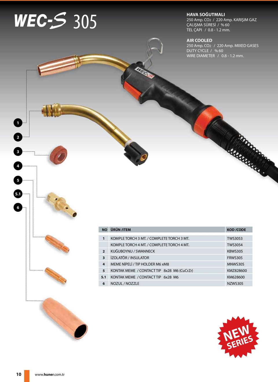 TWS0 KOMPLE TORCH MT. / COMPLETE TORCH MT.