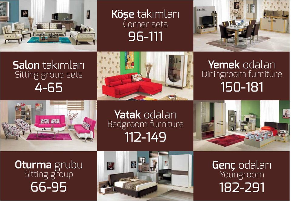 furniture 150-181 Yatak odaları Bedgroom furniture