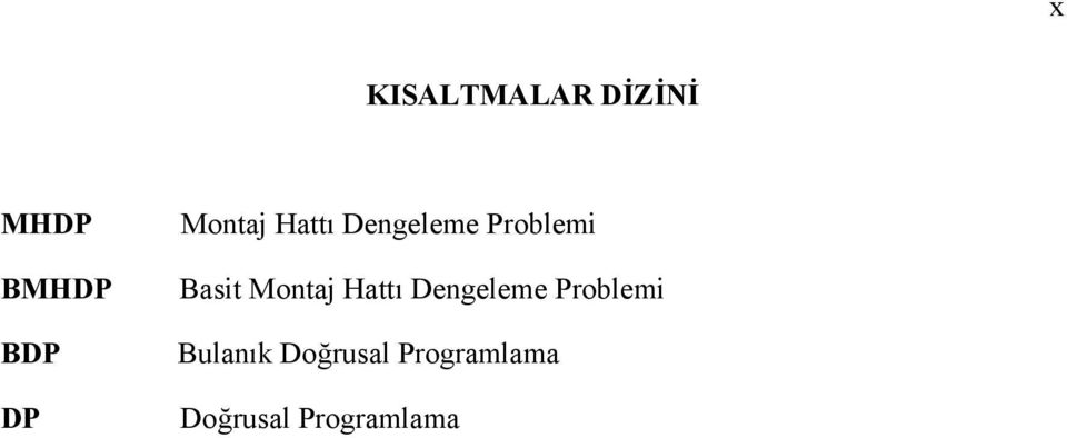 Montaj Hattı Dengeleme Problem Bulanık