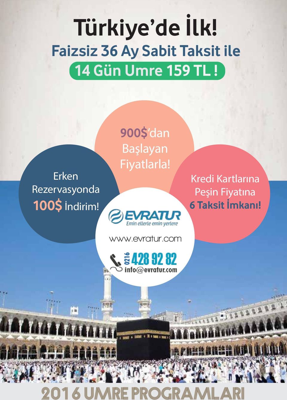 Erken Rezervasyonda 100$ İndirim!