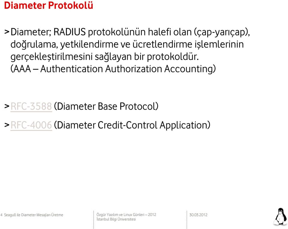 (AAA Authentication Authorization Accounting) >RFC-3588 (Diameter Base Protocol) >RFC-4006