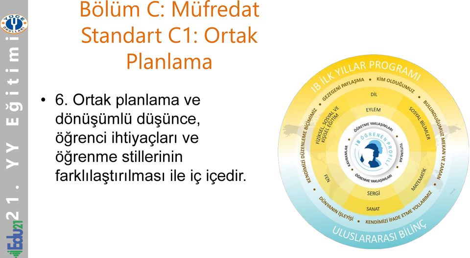 Ortak planlama ve dönüşümlü düşünce,