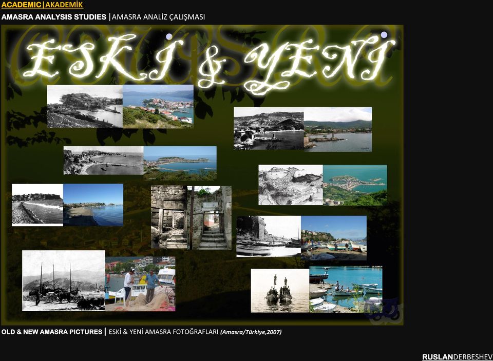 AMASRA PICTURES ESKİ & YENİ