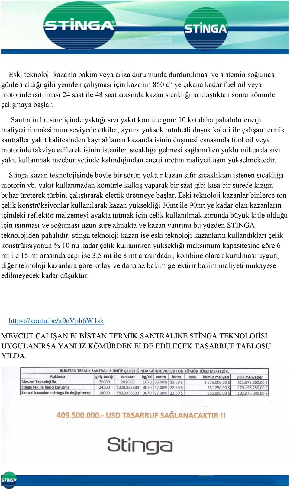 Santralin bu süre içinde yaktığı sıvı yakıt kömüre göre 10 kat daha pahalıdır enerji maliyetini maksimum seviyede etkiler, ayrıca yüksek rutubetli düşük kalori ile çalışan termik santraller yakıt